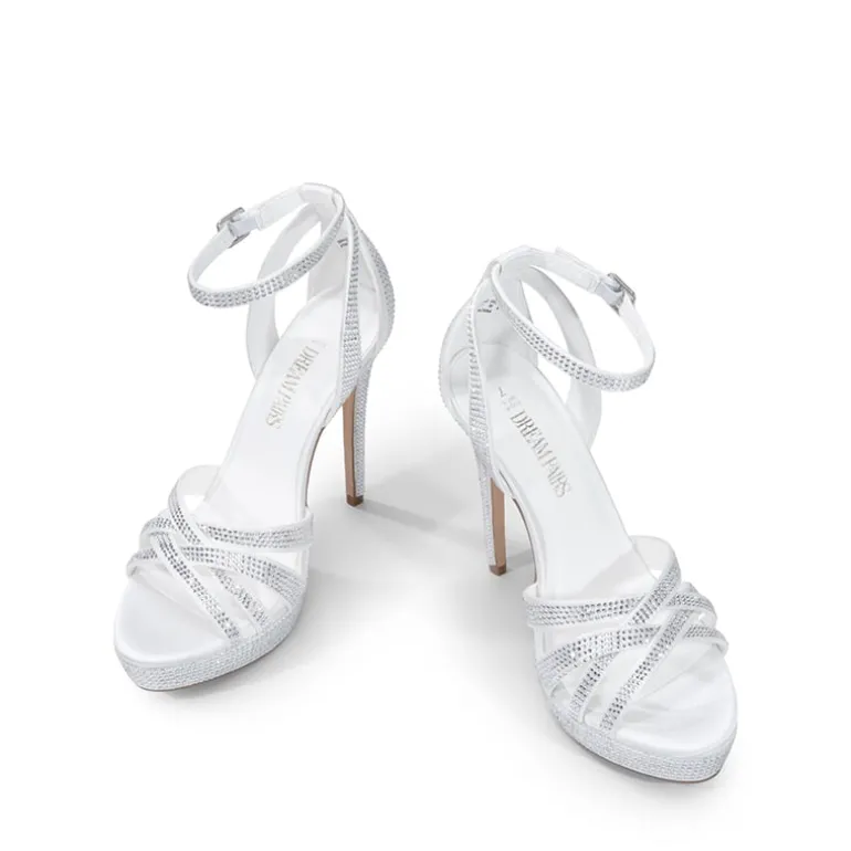 Rhinestone Platform Stiletto Sandals