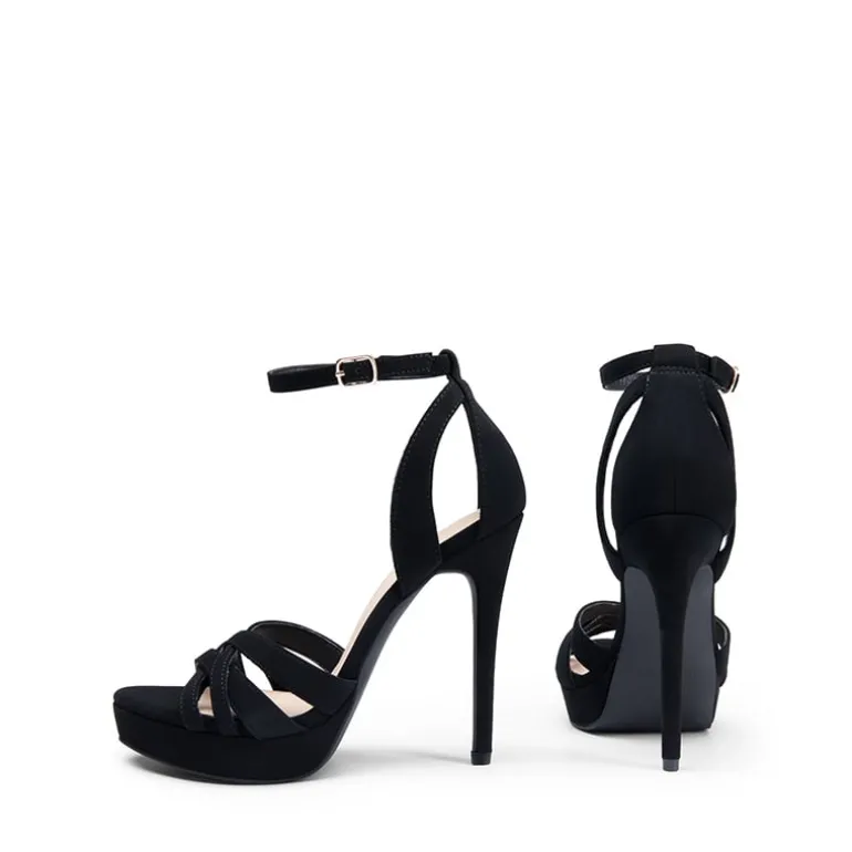 Rhinestone Platform Stiletto Sandals