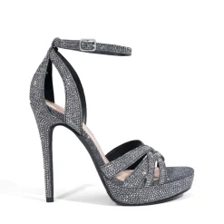 Rhinestone Platform Stiletto Sandals