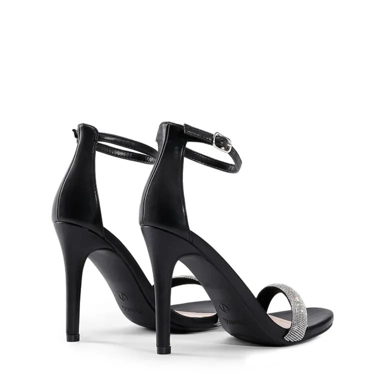 Rhinestone Strap High Stiletto Heel Sandals
