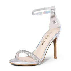 Rhinestone Strap High Stiletto Heel Sandals