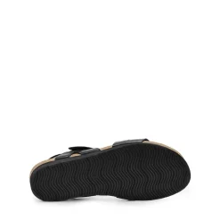 Round-Toe Low Heel Wedge Sandals