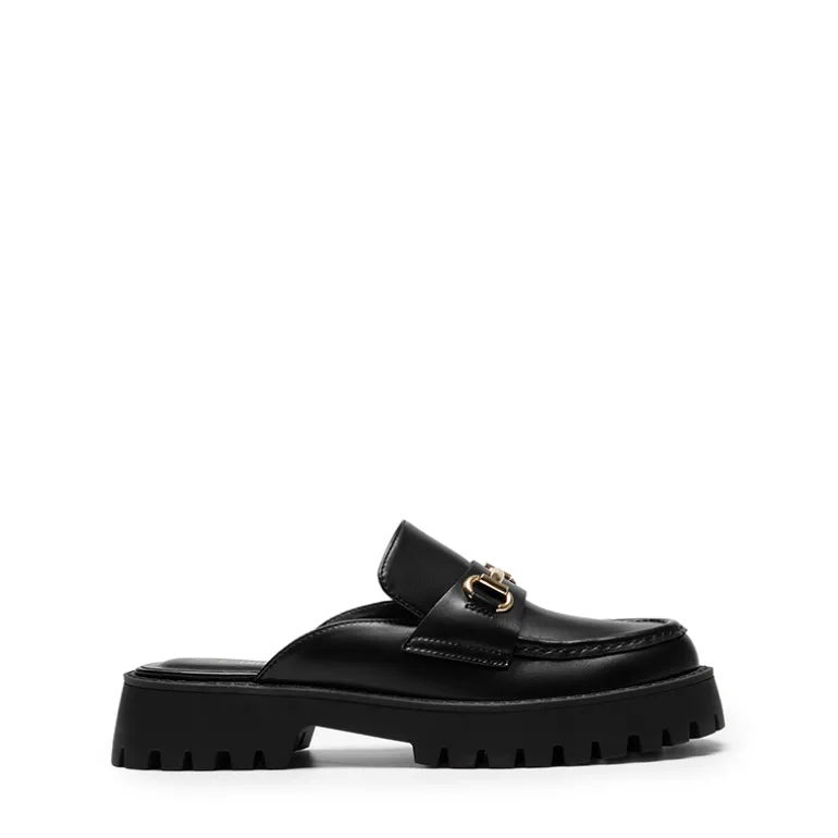 Round Toe Slip-on Mules
