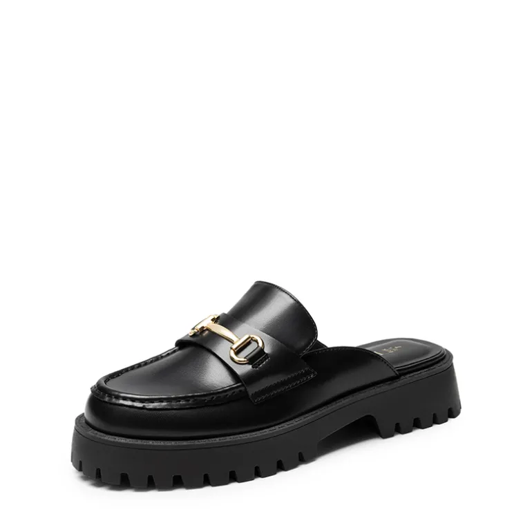 Round Toe Slip-on Mules