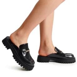 Round Toe Slip-on Mules