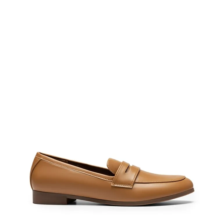 Round Toe Slip-on Penny Loafers