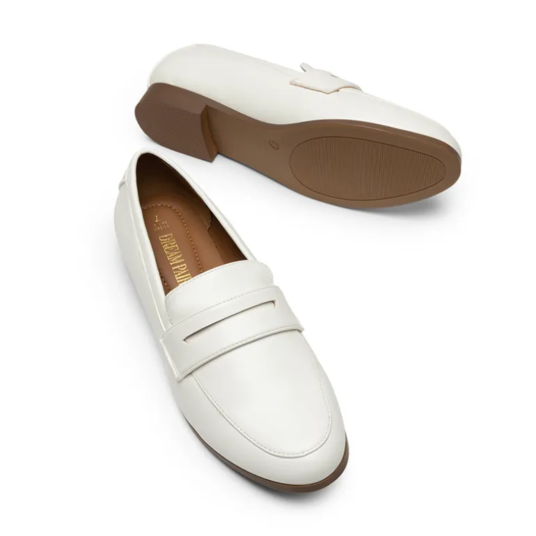 Round Toe Slip-on Penny Loafers