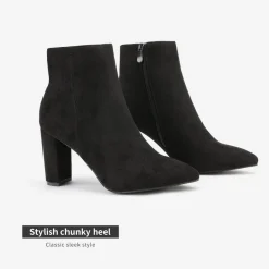 Sianna Chunky High Heel Ankle Booties