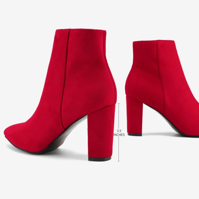 Sianna Chunky High Heel Ankle Booties