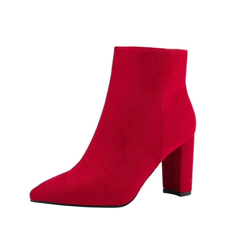 Sianna Chunky High Heel Ankle Booties