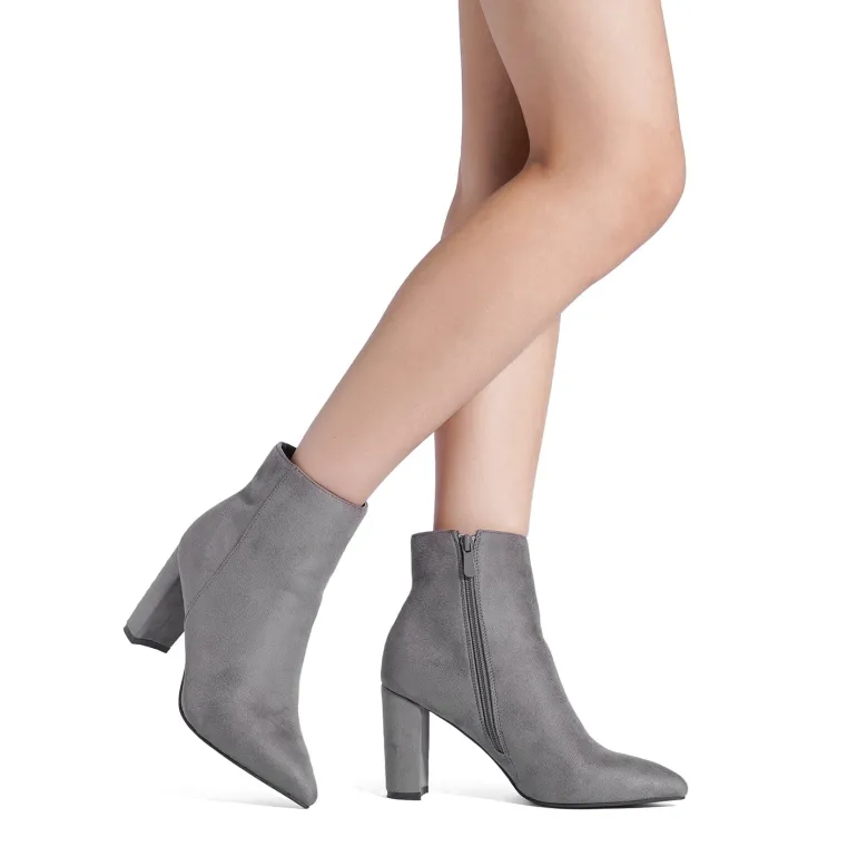 Sianna Chunky High Heel Ankle Booties
