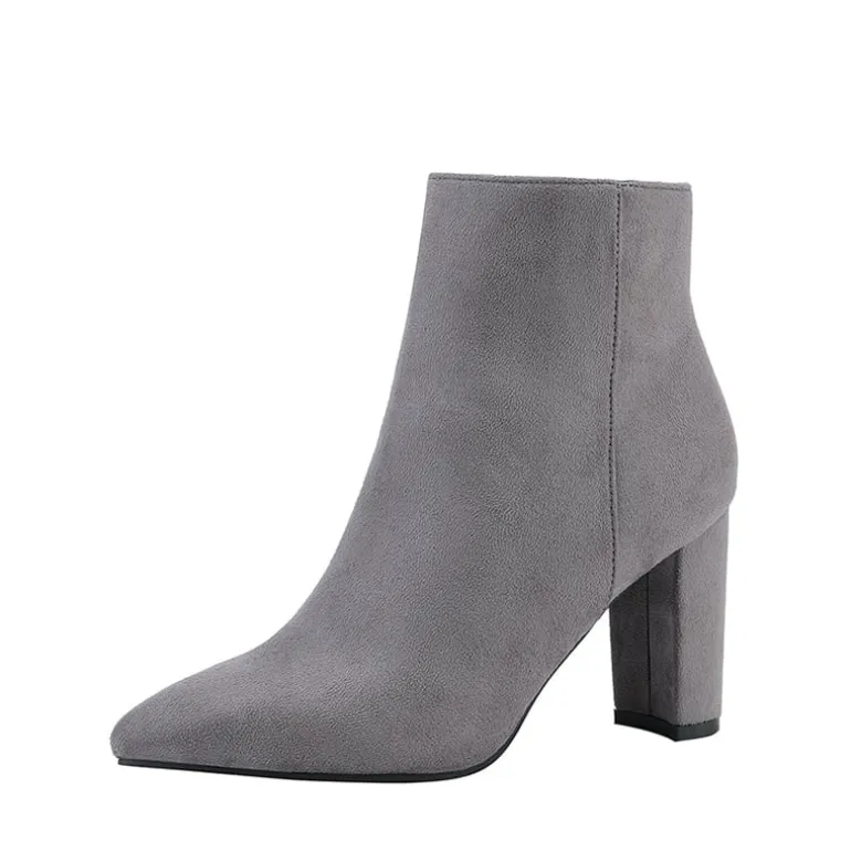 Sianna Chunky High Heel Ankle Booties