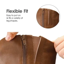 Side Zipper Buckle Riding Boots
