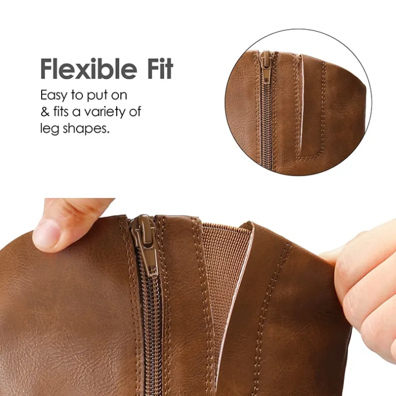 Side Zipper Buckle Riding Boots