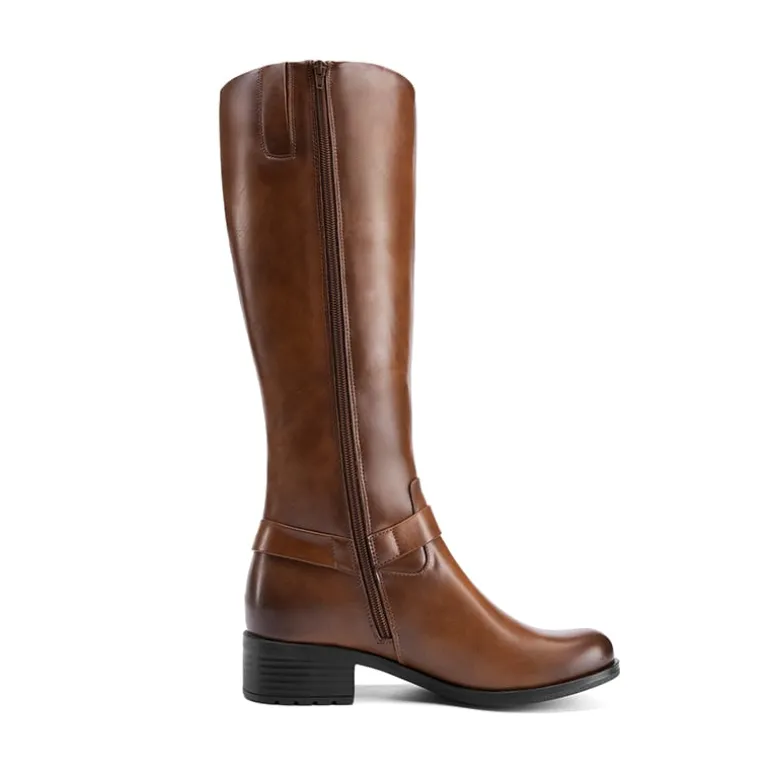 Side Zipper Buckle Riding Boots