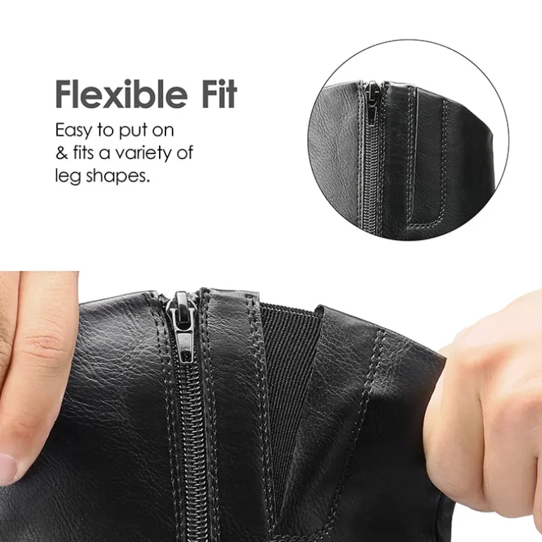 Side Zipper Buckle Riding Boots