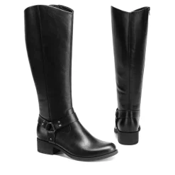 Side Zipper Buckle Riding Boots