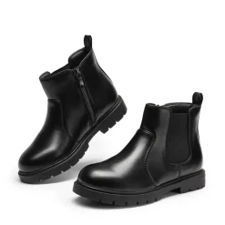 Side Zipper Kids Chelsea Boots