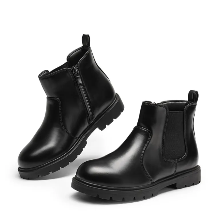 Side Zipper Kids Chelsea Boots