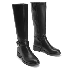 Side Zipper Knee High Riding Boots