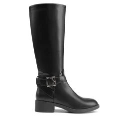 Side Zipper Knee High Riding Boots