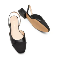 Slingback Cap Toe Flats