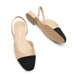 Slingback Cap Toe Flats