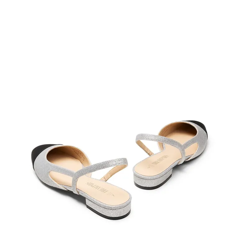 Slingback Cap Toe Flats