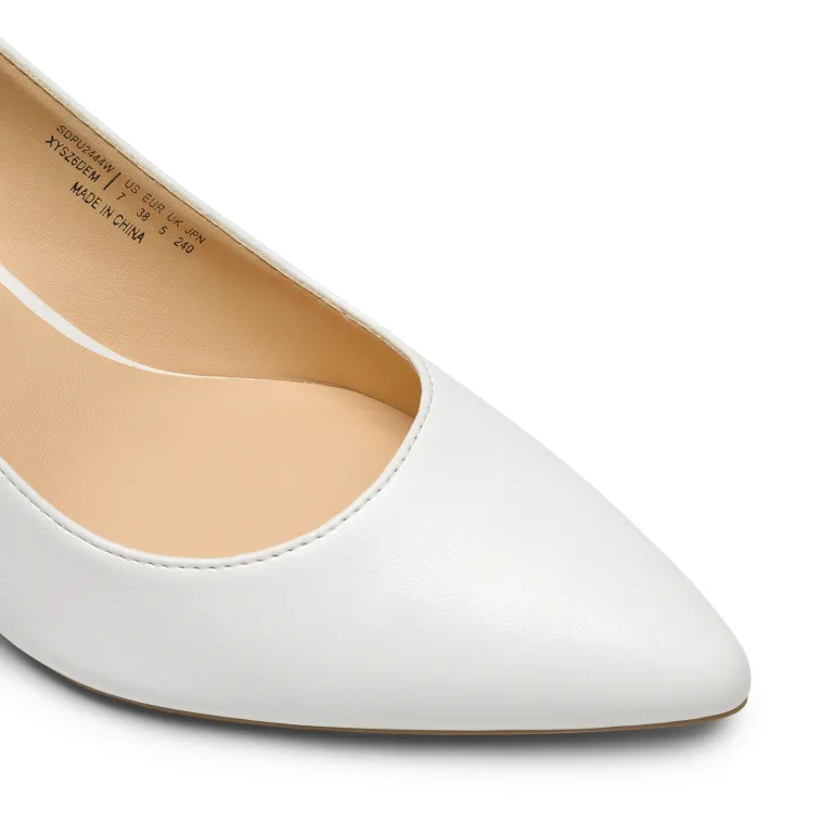 Slingback Pointed Toe Kitten Heel Pumps