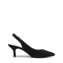 Slingback Pointed Toe Kitten Heel Pumps