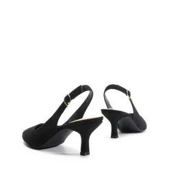 Slingback Pointed Toe Kitten Heel Pumps