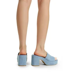 Slip On Chunky Platform Slide Sandals