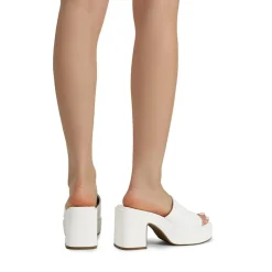 Slip On Chunky Platform Slide Sandals