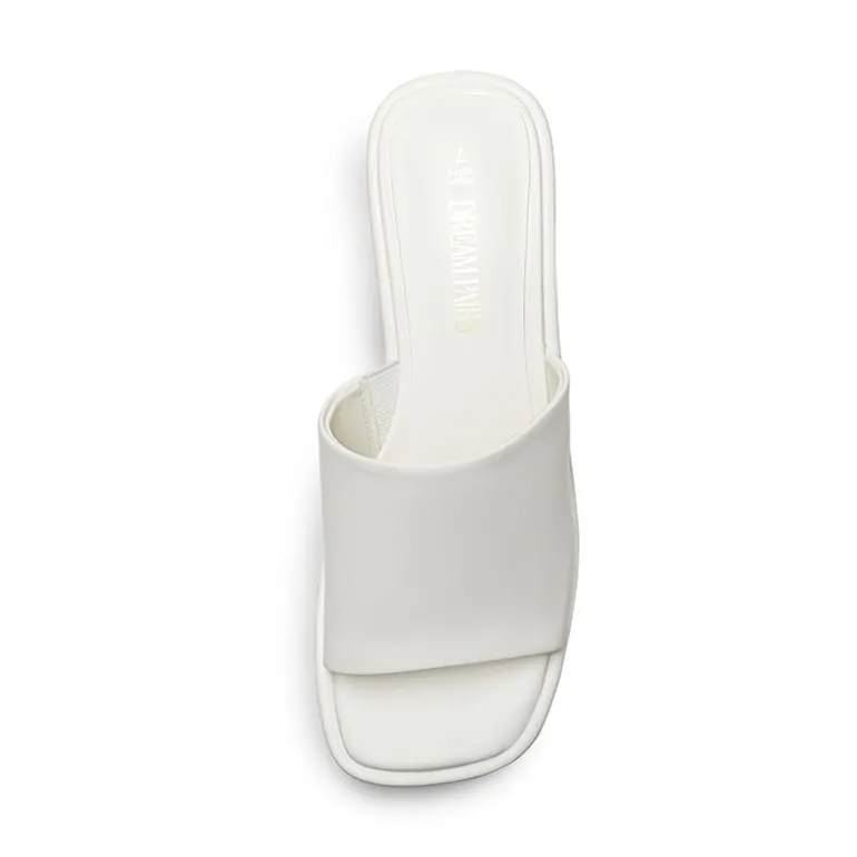 Slip On Chunky Platform Slide Sandals