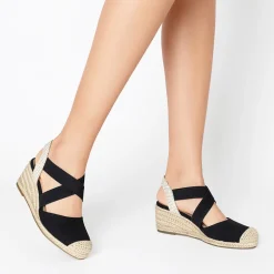 Slip-on Cushioned Wedge Sandals