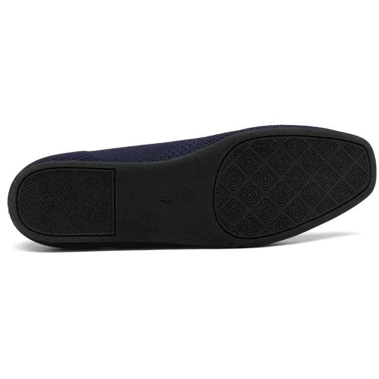 Slip-On Round Toe Knitted Flats