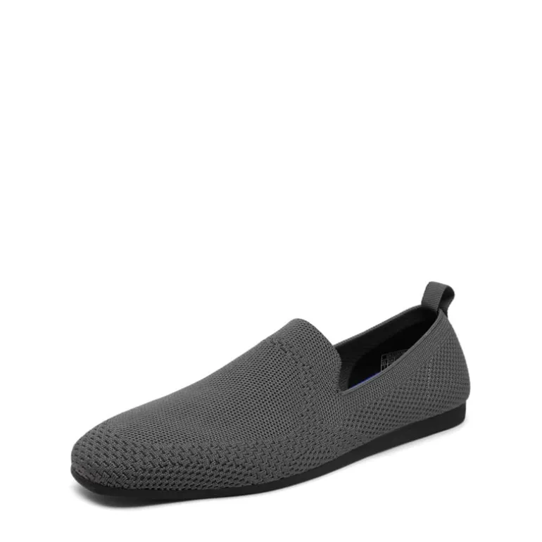 Slip-On Round Toe Knitted Flats