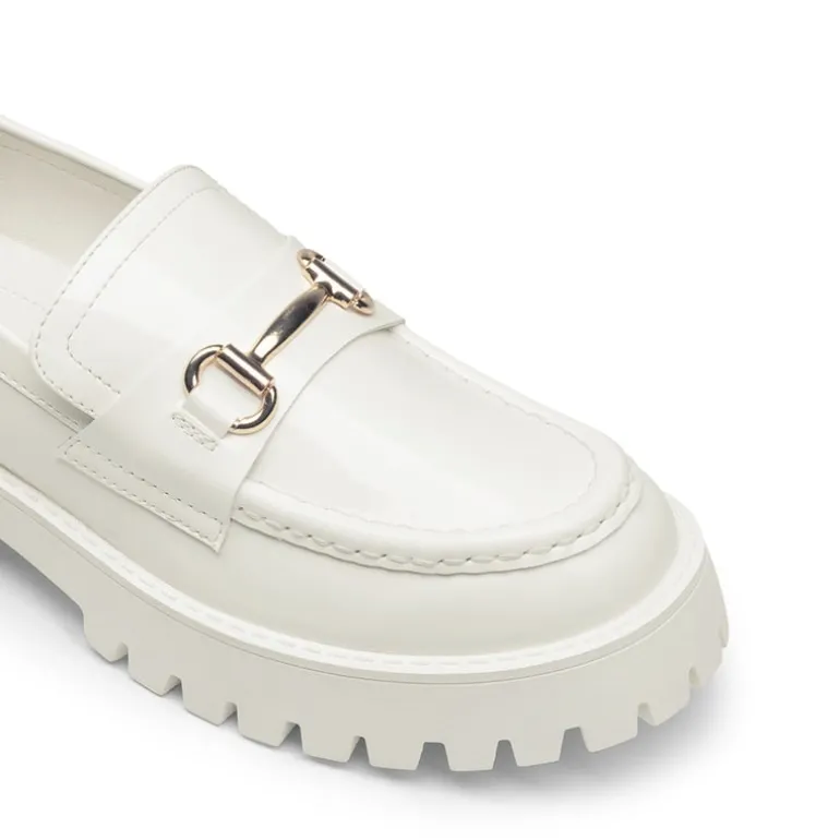 Slip Resistant Platform Chunky Penny Loafers