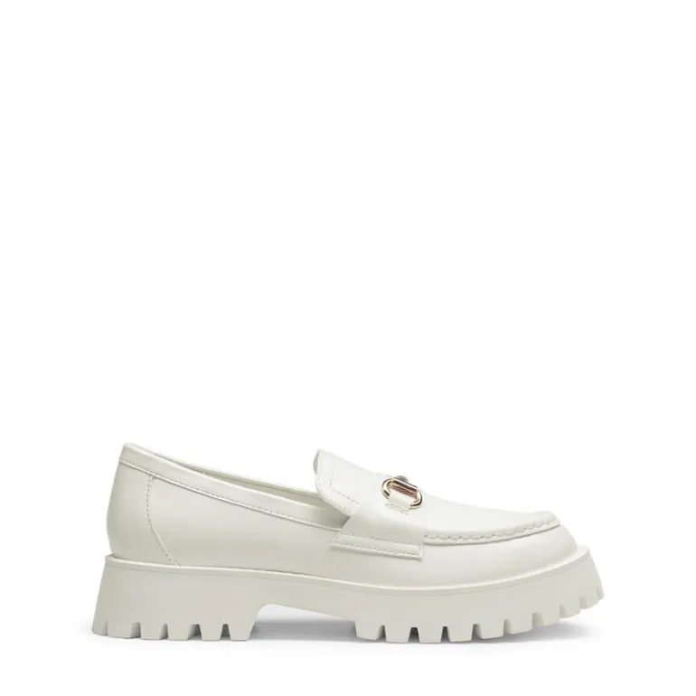 Slip Resistant Platform Chunky Penny Loafers