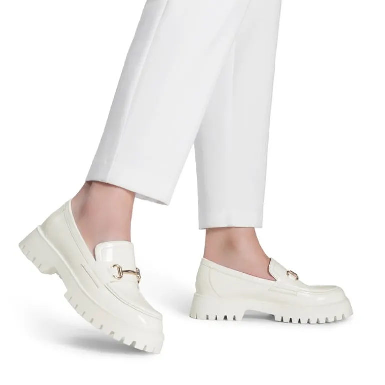 Slip Resistant Platform Chunky Penny Loafers