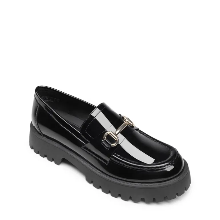Slip Resistant Platform Chunky Penny Loafers