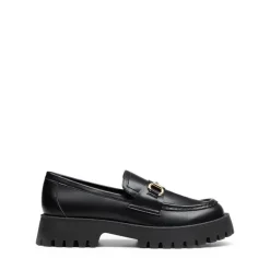 Slip Resistant Platform Chunky Penny Loafers