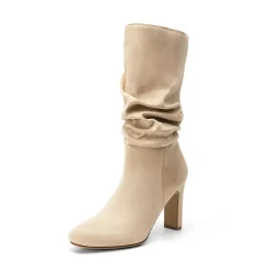 Slouchy Mid-calf Boots