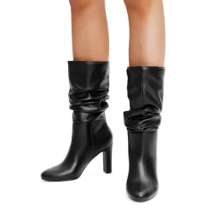 Slouchy Mid-calf Boots