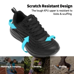 [Sparkle Glitter] Kids Lace-up Running Sneakers