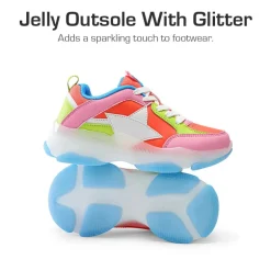 [Sparkle StarShimmer] Retro-inspired Star Accents Sneakers