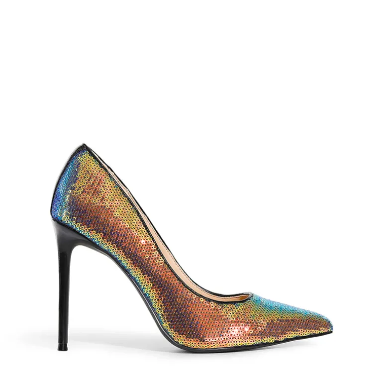 Sparkly Stiletto Sequin Pumps