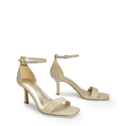 Square Toe Ankle Strap Heels