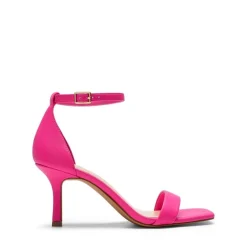 Square Toe Ankle Strap Heels