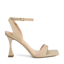 Square Toe Ankle Strap Stilettos Sandals